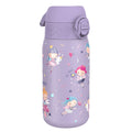 Ion8 stainless steel leak-proof kids water bottle with fairy design, 400ml capacity, ideal for children.