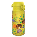 Recyclon leak-proof kids water bottle by ION8 featuring baby lion design, 350ml capacity, reusable and portable for children.
