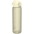 Recyclon Leak Proof Slim Water Bottle by ION8 in creamy white, 500ml (18oz), shown with smooth, sleek design.