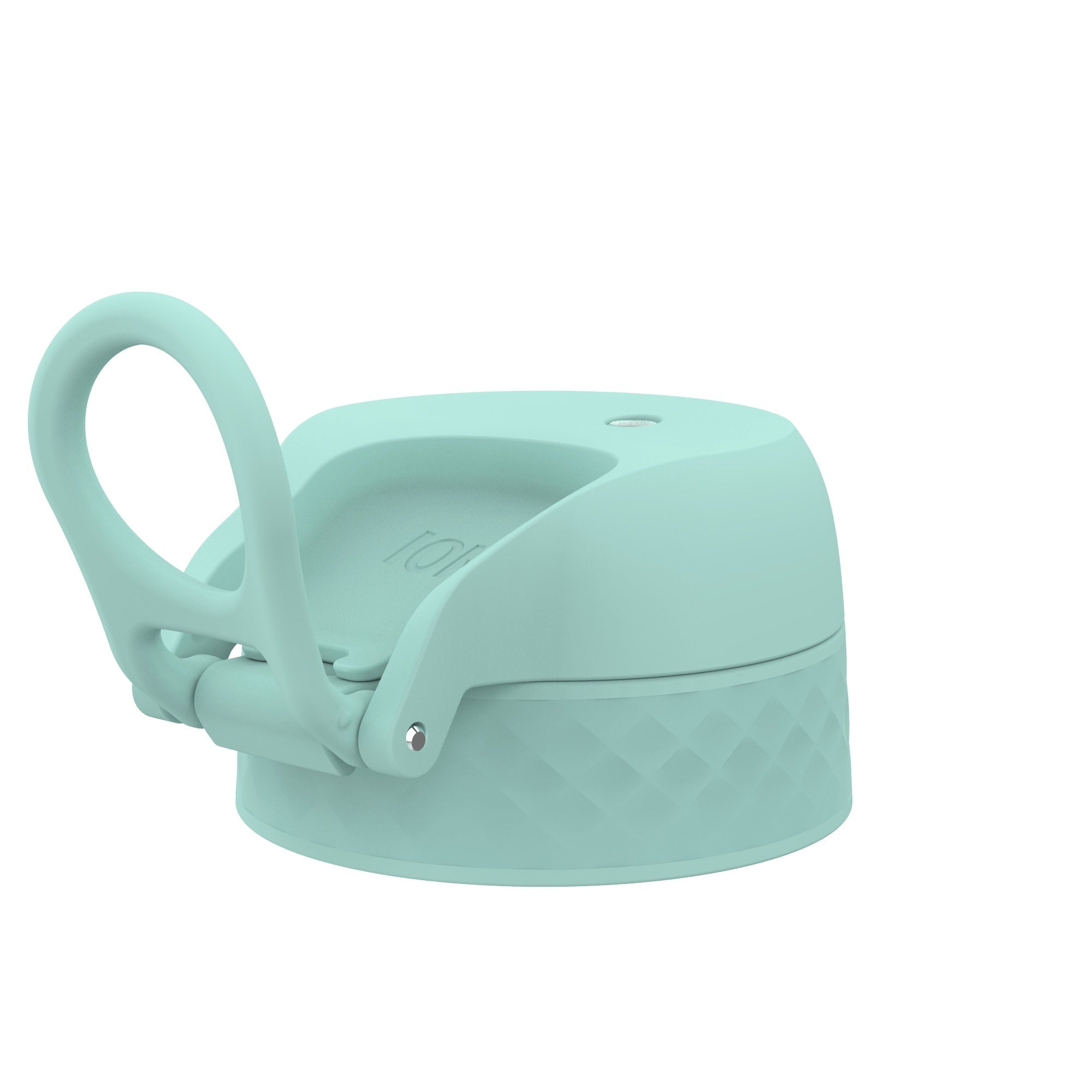 Ion8 leak-proof water bottle replacement lid in sonic blue, large size, made for Xtras & Add-Ons bottles.