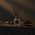 Parks Candles pomegranate and pink pepper reed diffuser 100ml with glass bottle and natural reed sticks for home fragrance.