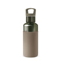 Forest green HYDY Wild 20 oz bottle with a sleek design, durable construction, and secure lid for daily hydration.
