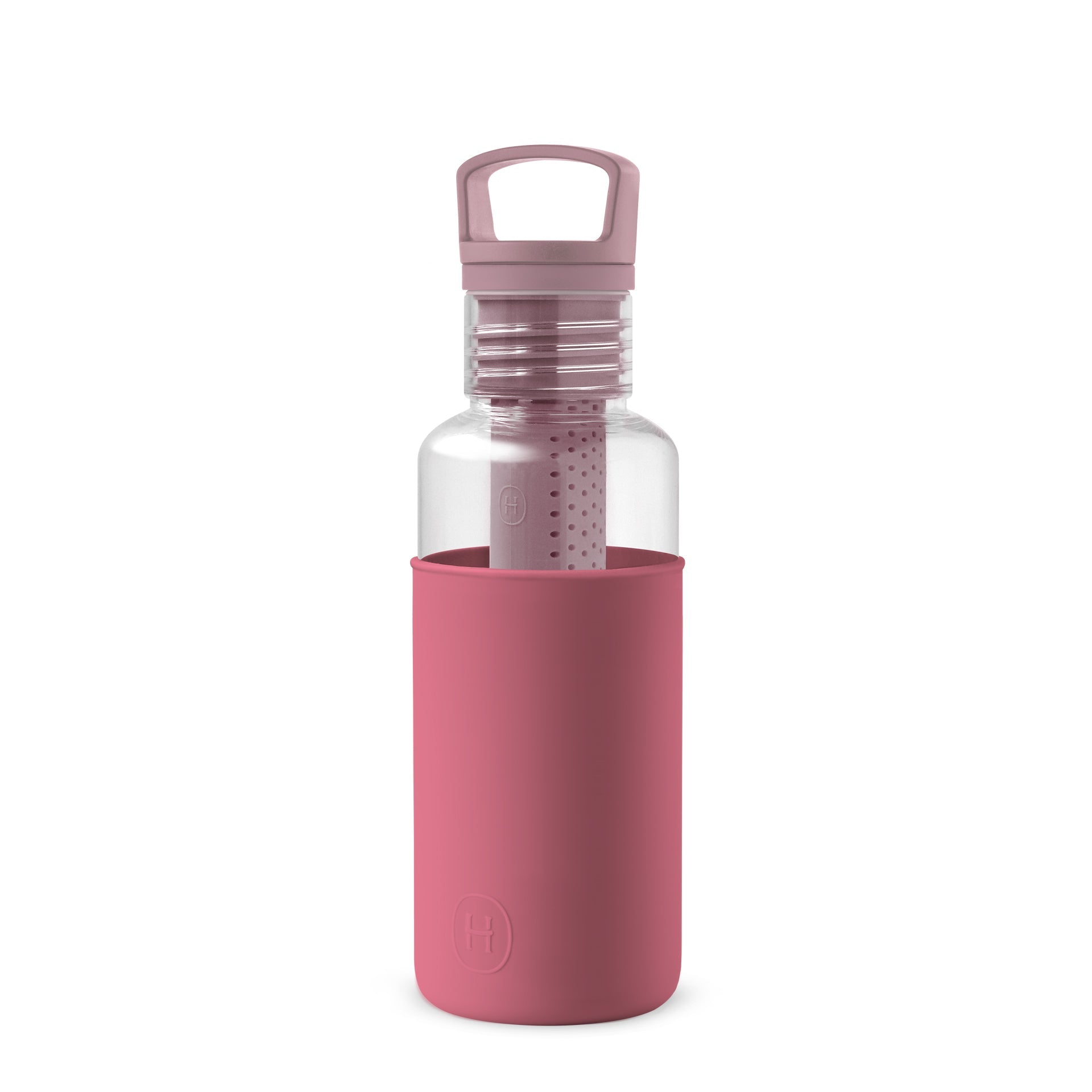 HYDY Clear-Wine Red 20 oz glass bottle, showcasing a sleek, transparent design perfect for wine storage or display.