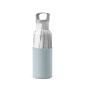 White marble Cumulus 16 oz bottle by HYDY, featuring a sleek design with a marble pattern and durable construction.