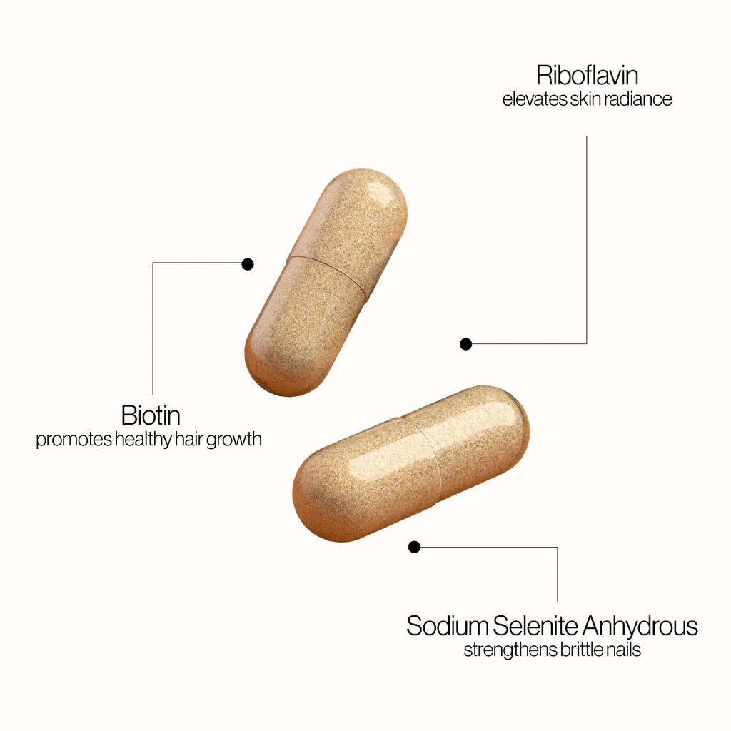 HIRO vegan collagen beauty supplement in a sleek bottle, designed for skin health and natural beauty enhancement.