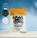 Doctor Seaweed Beauty+ vitamins and supplements bottle with colorful label, designed for skin health and overall beauty.