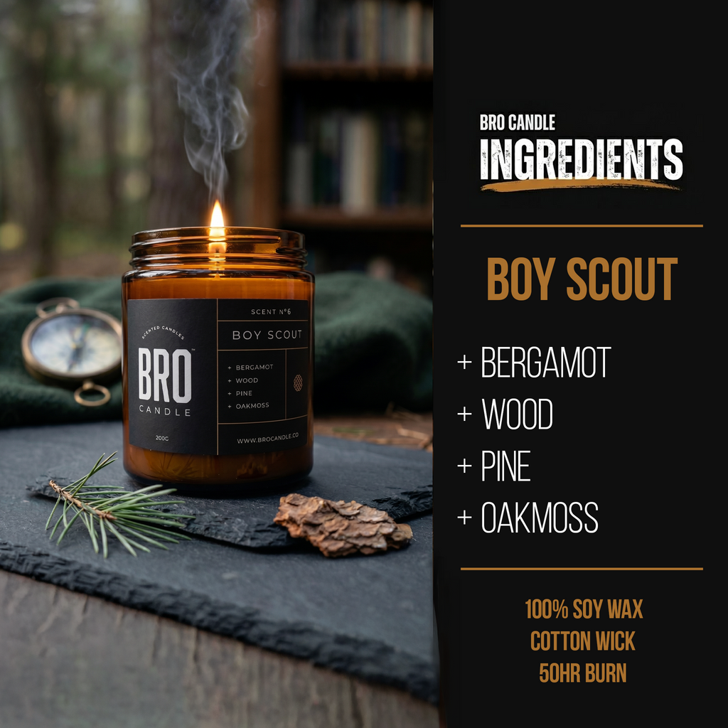 The Boy Scout Candle