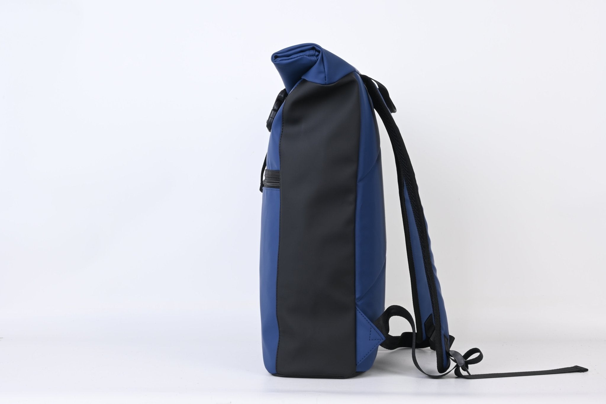 North Peak Blaze Backpack shown with adjustable straps and multiple compartments, ideal for travel and daily use.