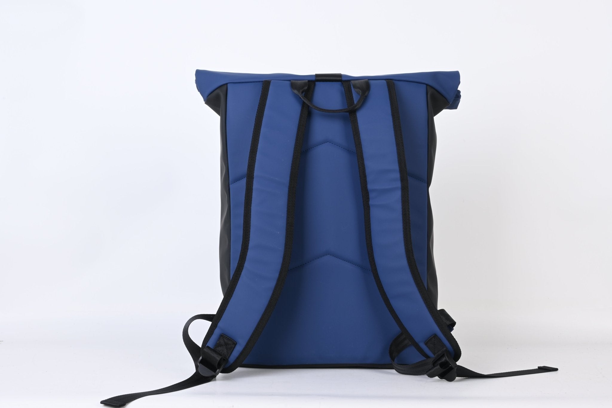 North Peak Blaze Backpack with multiple compartments and padded straps, shown from the front view.