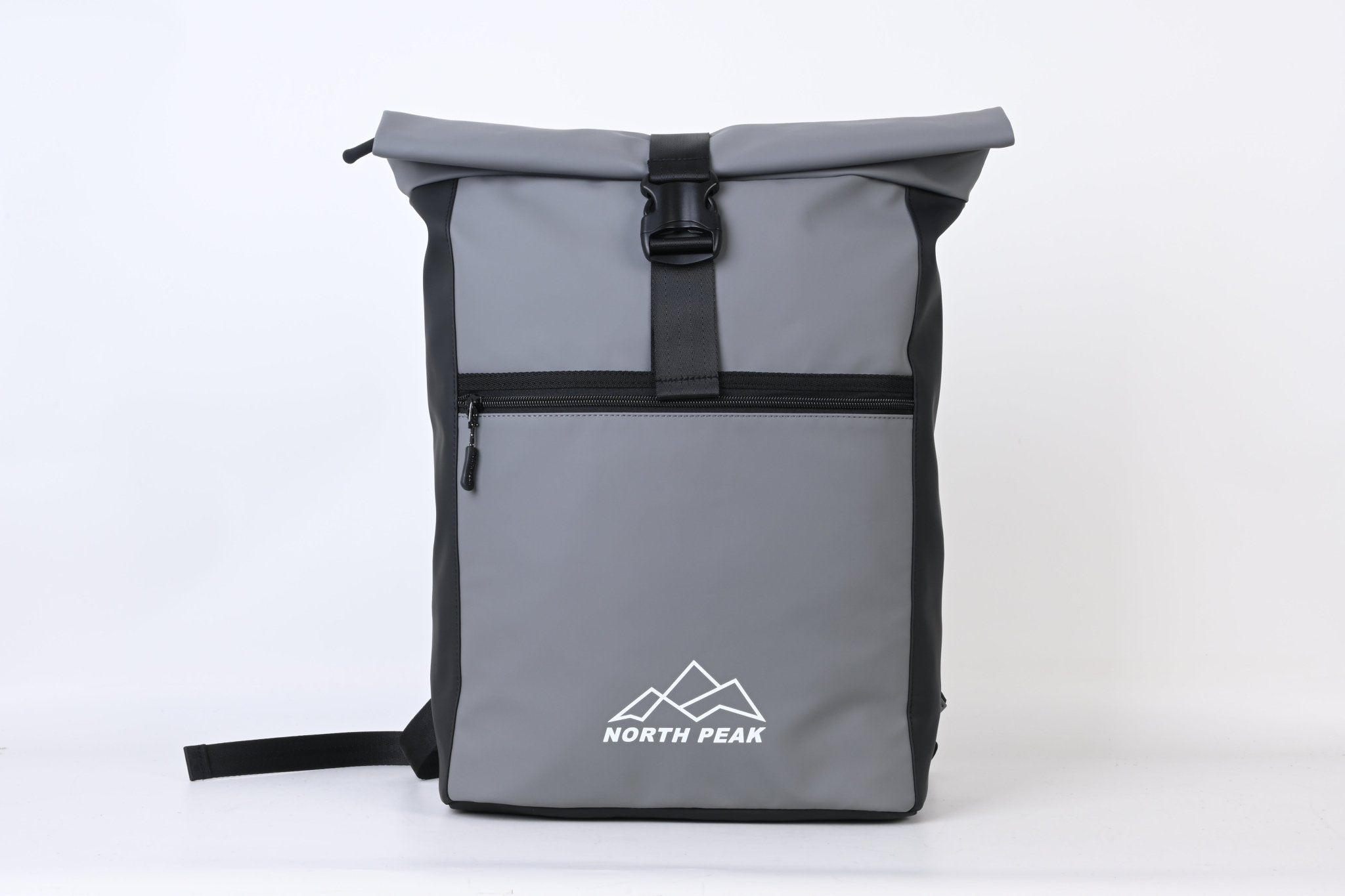 North Peak Blaze Backpack with multiple compartments and padded straps, shown against a plain background.