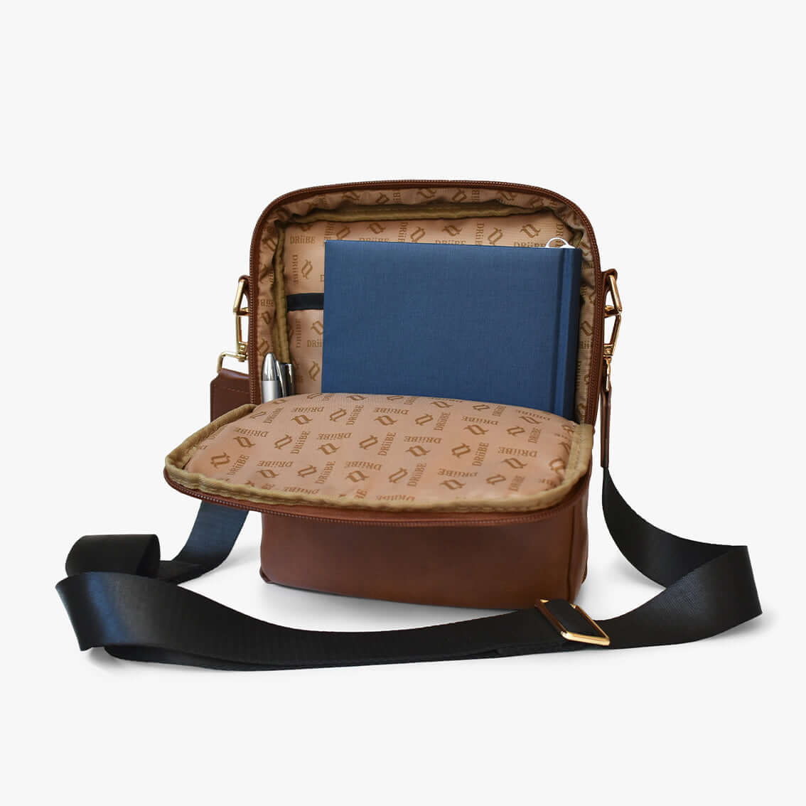 DRiiBE HOLIDAY 4-in-1 convertible crossbody duffle bag and backpack, shown as a versatile bag with multiple carrying options.