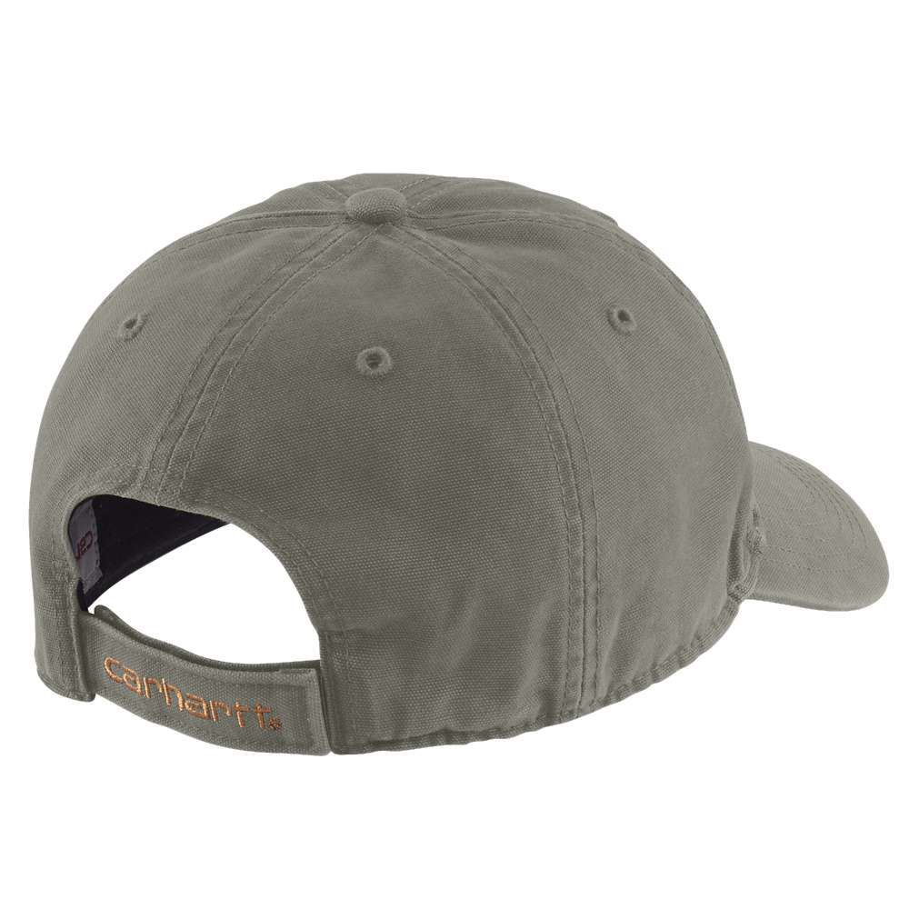 Carhartt Odessa Logo Cap in various colors, stylish workwear headwear with embroidered logo, durable and comfortable for daily wear.