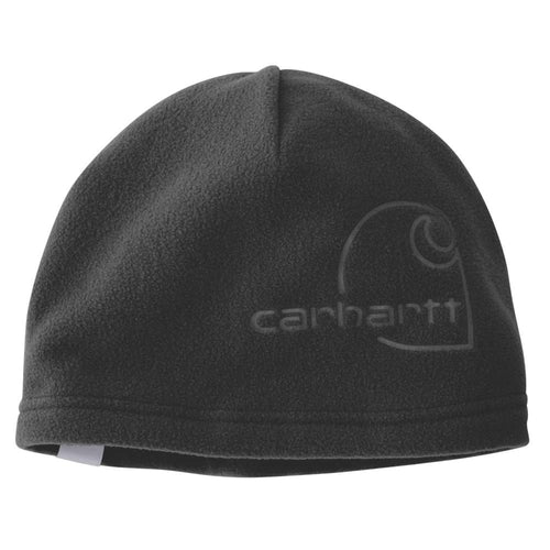 Carhartt fleece debossed hat, warm headwear by Workwear Nation Ltd, featuring a soft fleece material and stylish debossed logo design.