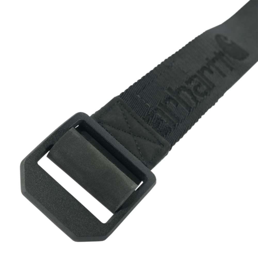 Carhartt nylon webbing ladder lock belt with metal buckle, durable workwear accessory from Workwear Nation Ltd.