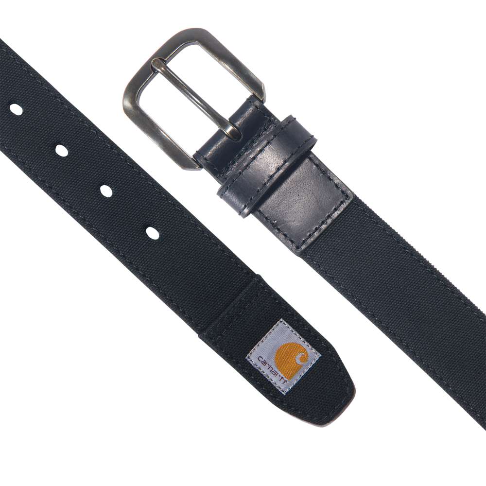Women's Carhartt Canvas Duck Belt by Workwear Nation Ltd, featuring durable woven fabric and classic belt buckle.
