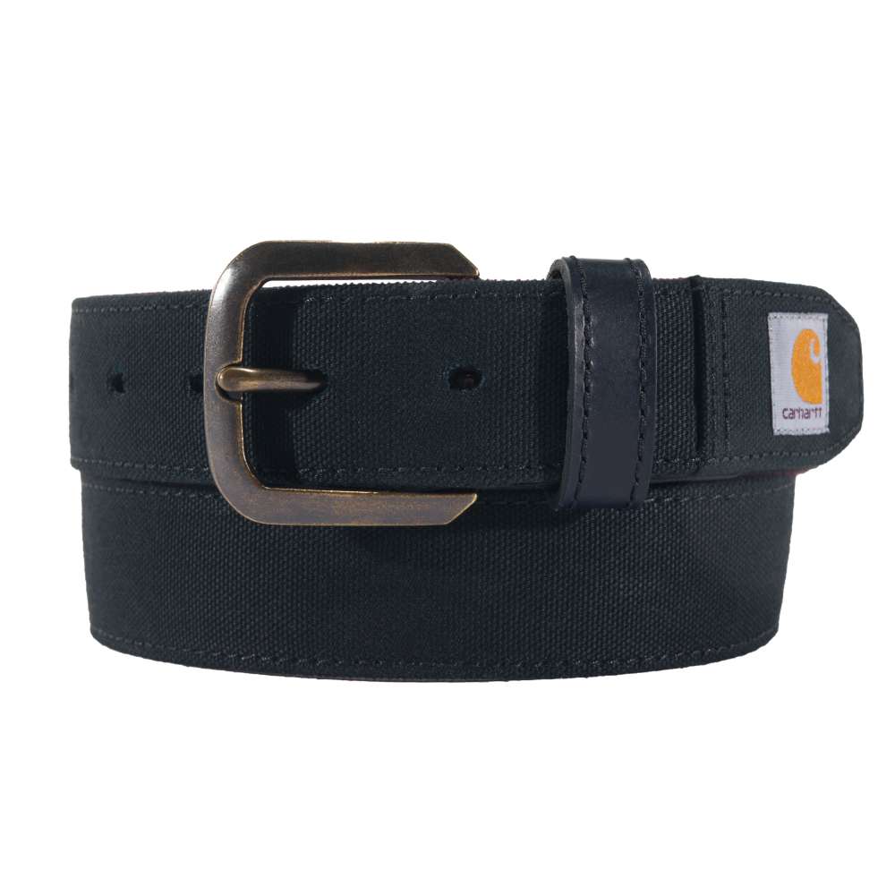 Women's Canvas Duck Belt by Carhartt, featuring durable canvas material and a classic belt buckle for workwear and casual wear.