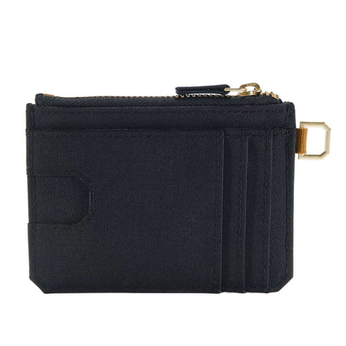 Carhartt nylon duck zippered wallet with multiple card slots and compact design, showcasing durable workwear style.