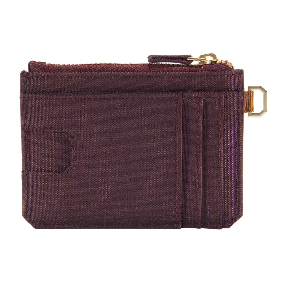 Carhartt nylon duck zippered wallet with card slots, compact workwear wallet from Workwear Nation Ltd, durable and functional.
