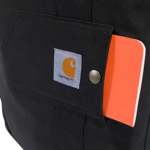 Carhartt vertical open tote wallet by Workwear Nation Ltd, featuring durable design and multiple compartments for organization.