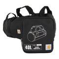 Carhartt 40L Classic Round Duffel Bag, durable workwear tool carrier with sturdy handles and spacious interior for tools and gear.
