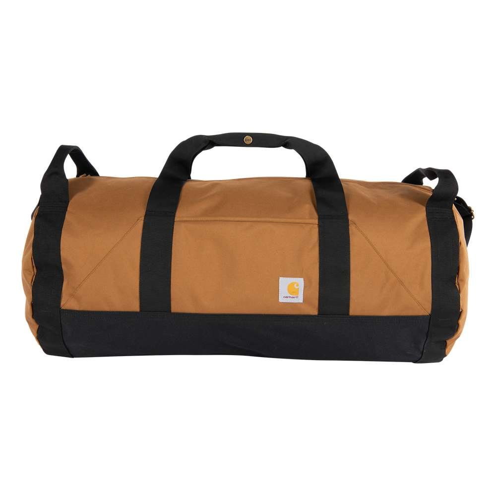 Carhartt 40L Classic Round Duffel Bag for tool carrying, made by Workwear Nation Ltd, shown in a durable, round design.