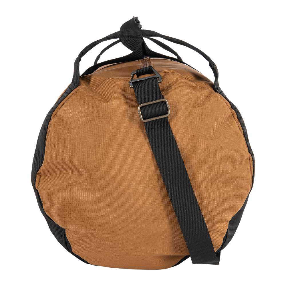 Carhartt 40L Classic Round Duffel Bag in durable fabric, versatile tool carrier with sturdy handles and spacious interior.