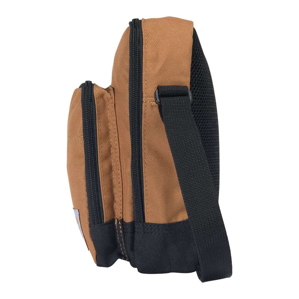 Carhartt Crossbody Zip Bag from Workwear Nation Ltd, a durable toolcarrier with multiple compartments and adjustable strap.