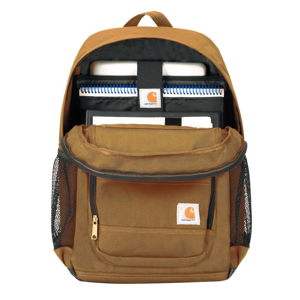 Carhartt 27L single-compartment Toolcarrier backpack by Workwear Nation Ltd, showing durable fabric and ergonomic straps.