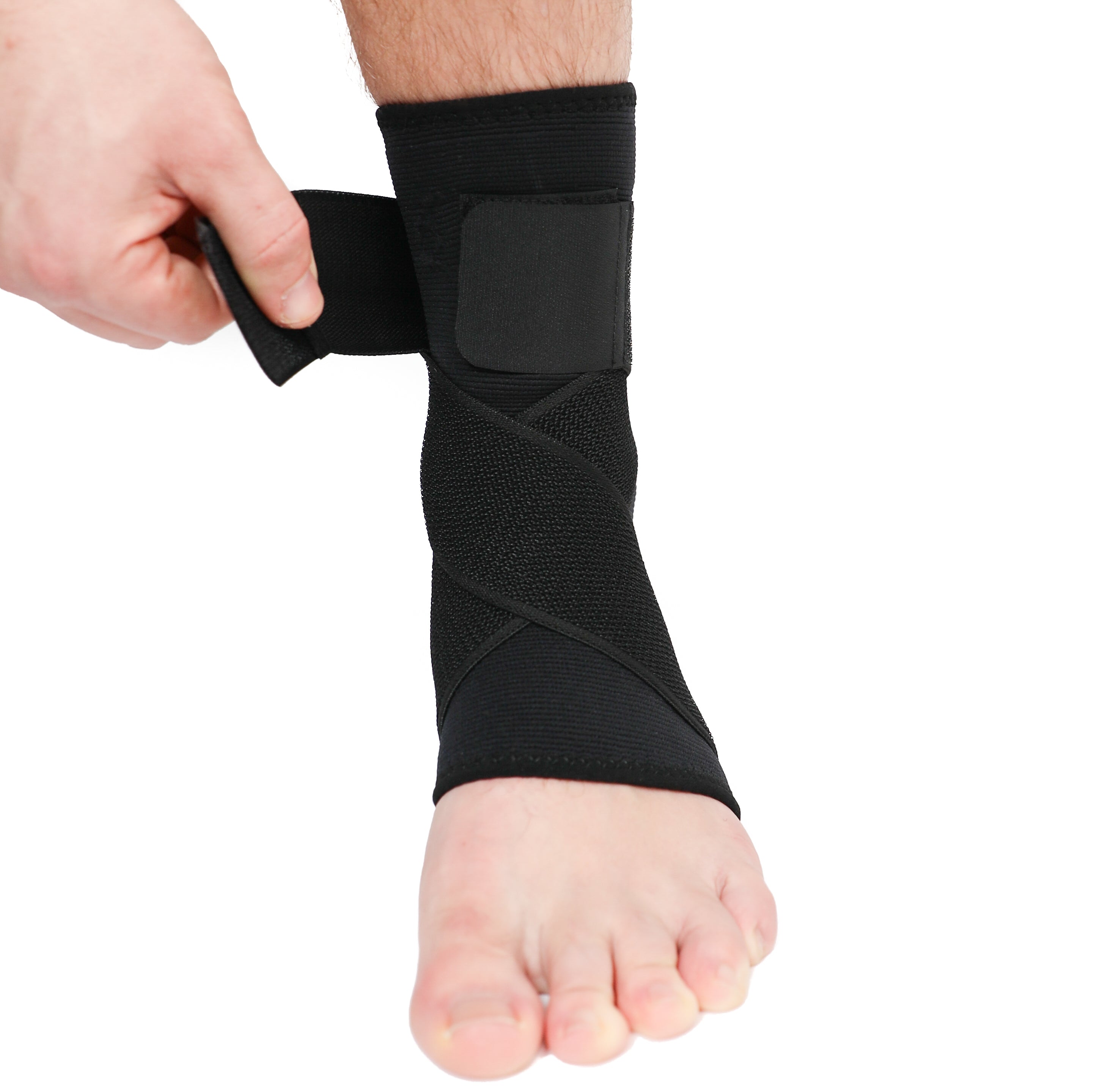 Support de cheville réglable Apara – Manchon de compression léger pour le quotidien et l'activité