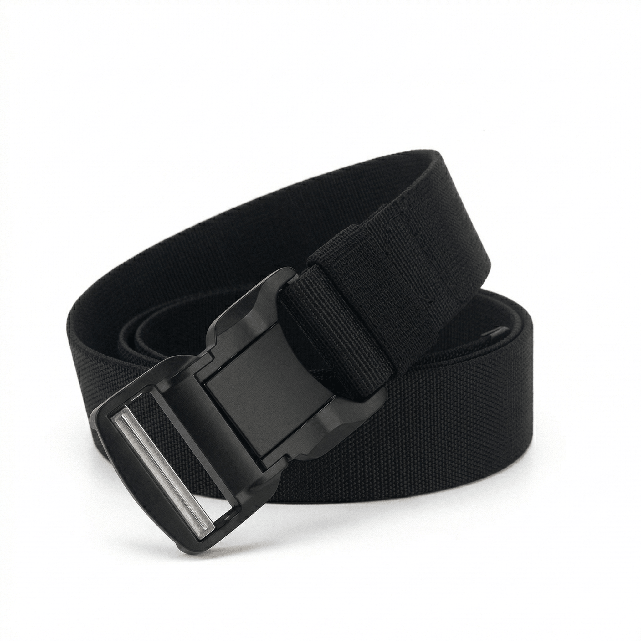 HikeWare™ elastic tactical hiking belt with quick-release buckle, stretch design ideal for outdoor adventures and active wear.