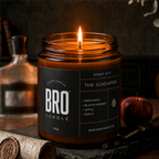 Bro Candle Gladiator Candle, a decorative wax candle featuring a detailed gladiator figure with armor and helmet.