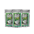 Innooova Grooovy Greens triple pack of vegetable and superfood supplement powder in colorful containers.