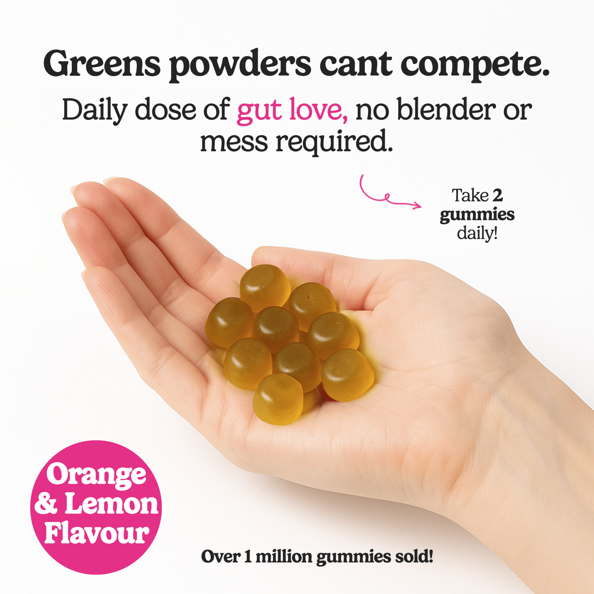 Innooova Mind, Body & Soul 5-day trial package featuring Grooovy Greens supplement with vibrant green capsules.