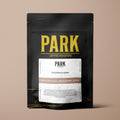 Bag of Park Coffee Guatemala Ceiba coffee beans showcasing the rich, aromatic roasted coffee in a clear bag.