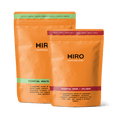 Front view of the HIRO Essential Collection pouch, showcasing its sleek design and compact size for everyday organization.