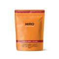 Front view of HIRO Essential Woman + Collagen Superblend pouch showing vibrant packaging and product branding.