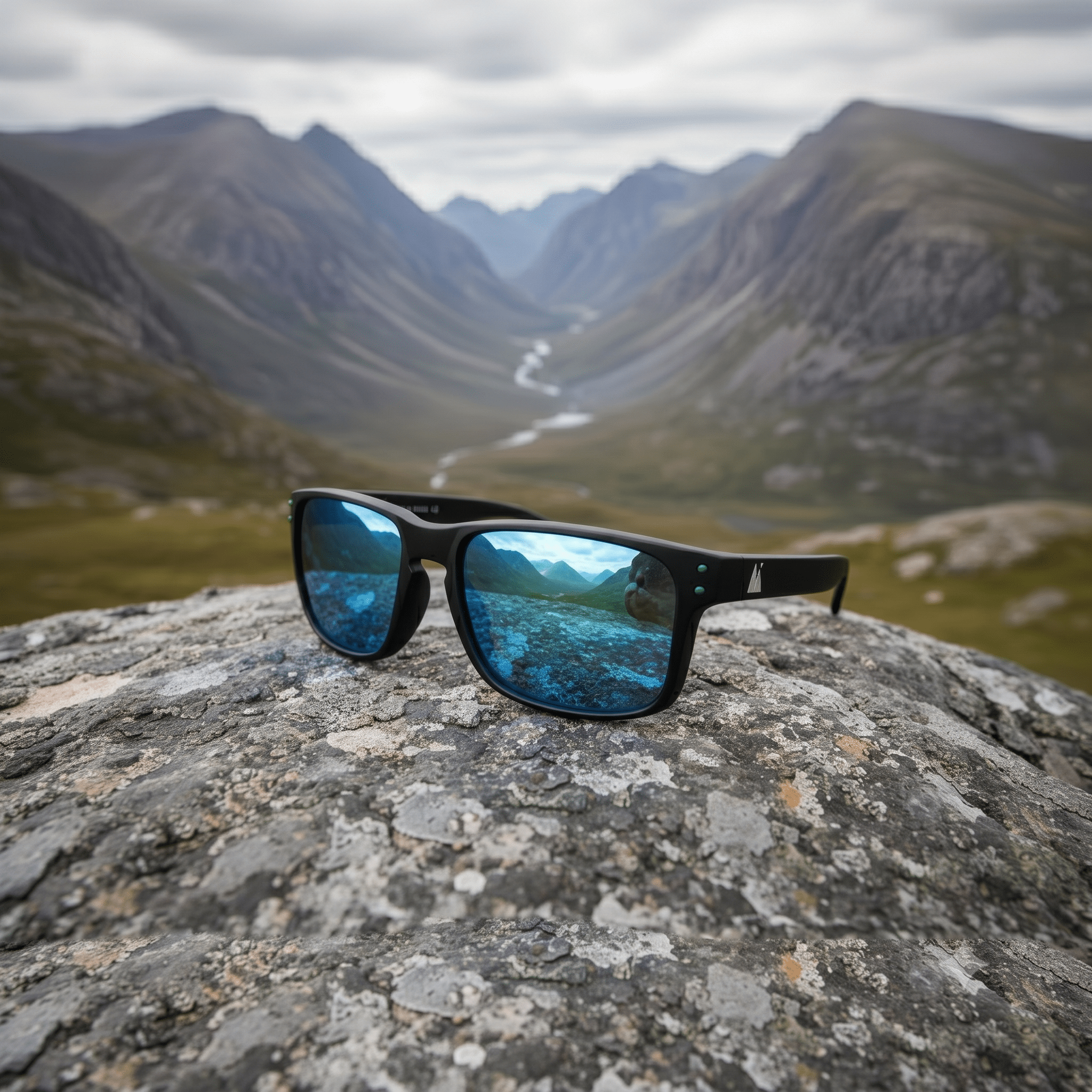 HikeWare UV400 polarized sunglasses with sleek black frames and tinted lenses, designed for outdoor hiking activities.