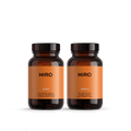 HIRO Beauty and Sleep bundle featuring skincare and sleep aids in sleek packaging, designed for restful nights and healthy skin.