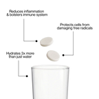 HIRO Hydration Lemon & Elderflower Triple Pack featuring refreshing flavored hydration drinks in colorful bottles.