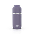 ION8 Luma vacuum insulated purple flask and mug set, 700ml (24oz), featuring sleek design and durable stainless steel construction.