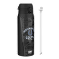 ION8 NFL Colts insulated steel water bottle, 750ml, with team logo and design, ideal for keeping drinks cold or hot.