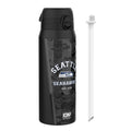 ION8 NFL Seahawks insulated steel water bottle, 750ml, durable stainless steel with Seahawks logo, keeps drinks hot or cold.