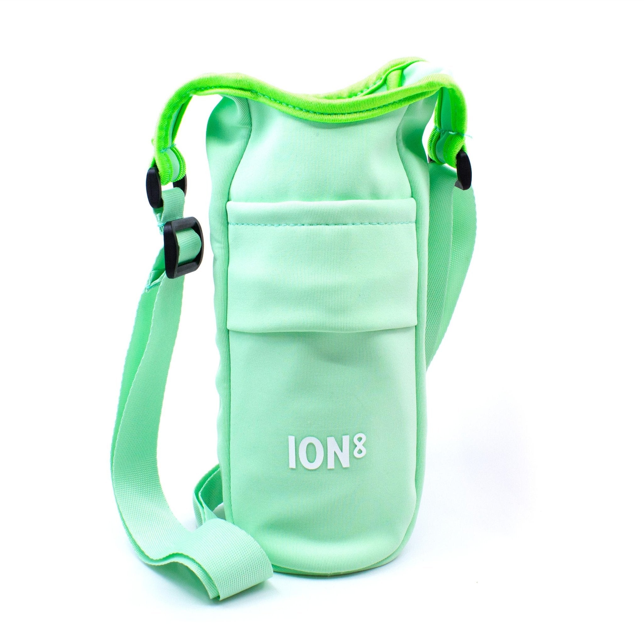 ION8 sling bag with bottle holder, compact and lightweight, designed for convenient travel and outdoor activities.