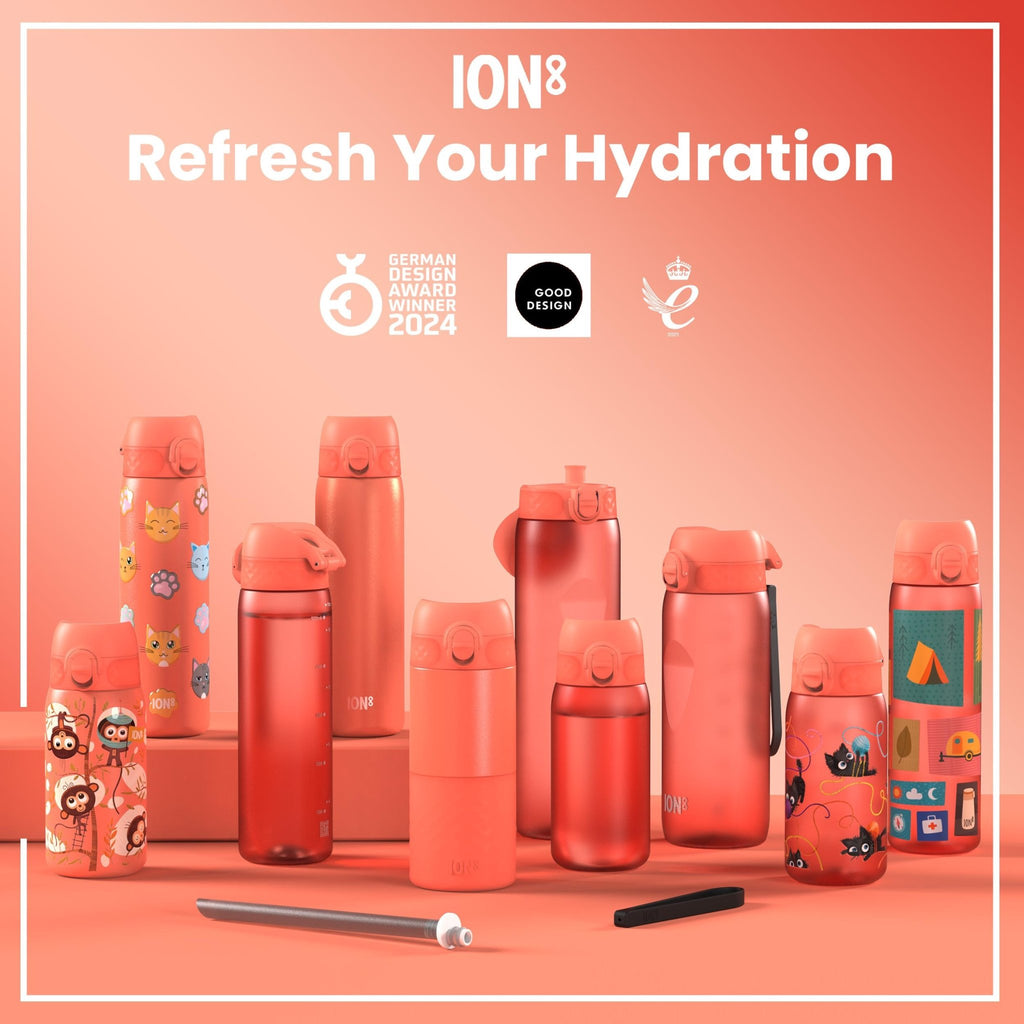 Coral lightweight sling bottle bag by ION8 from Xtras & Add-Ons collection, designed for carrying beverages comfortably.
