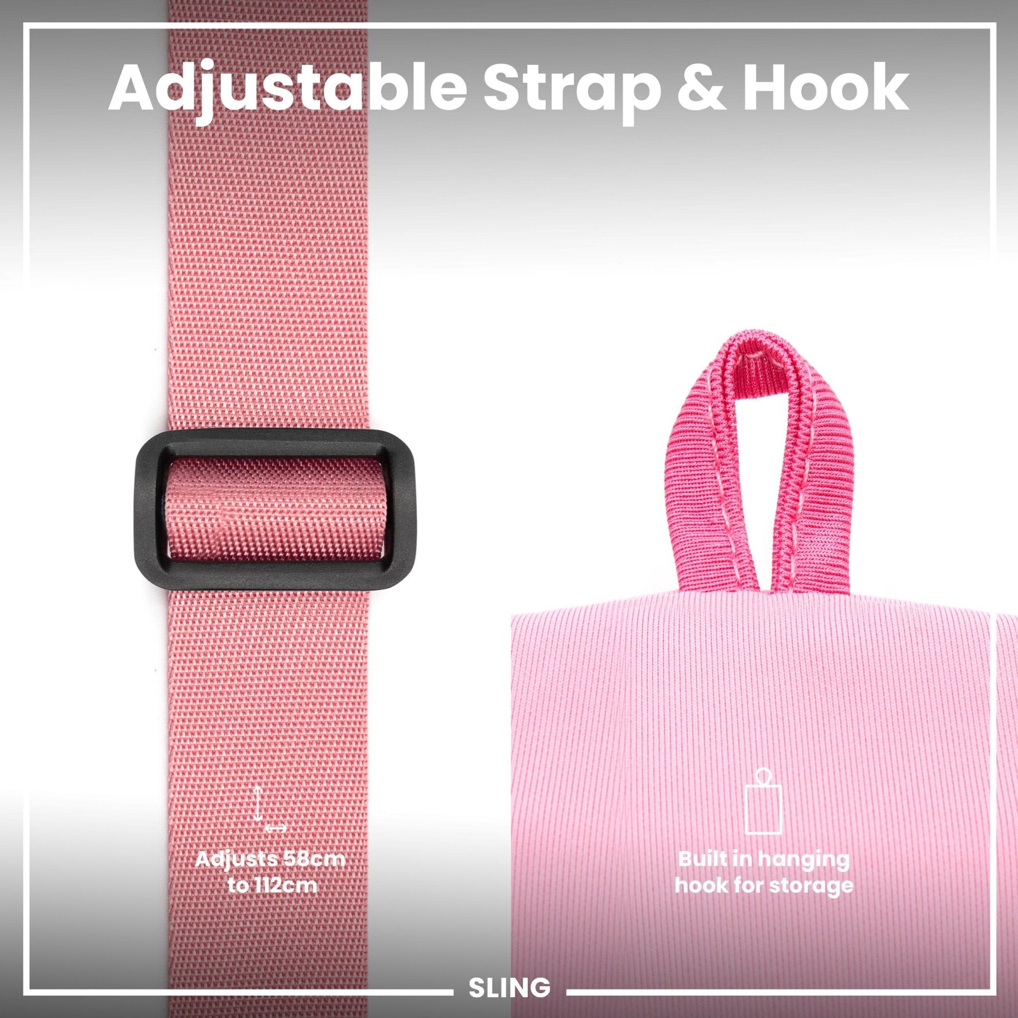 ION8 sling bag with bottle holder from Xtras & Add-Ons collection, showcasing compact design and adjustable strap.