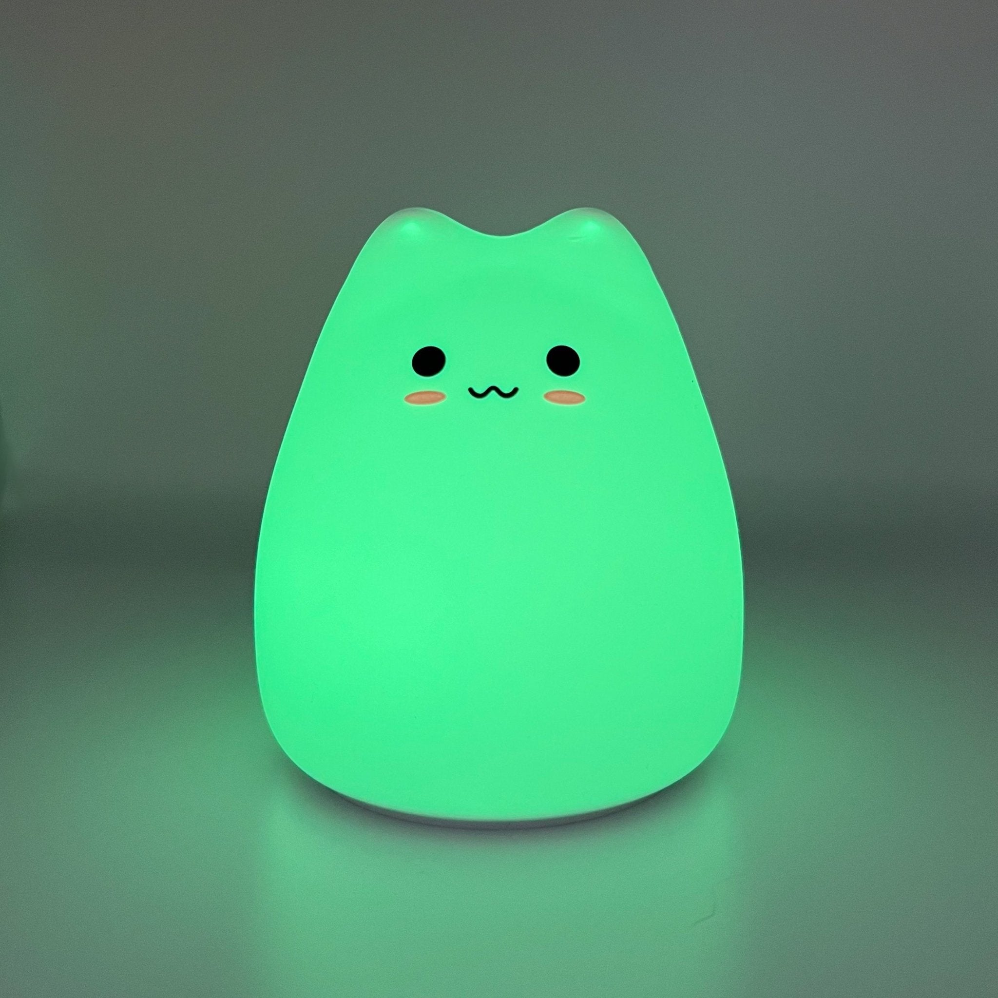 HikeWare silicone cat lamp night light with a cute cat shape, soft glow, and modern design for cozy home lighting.