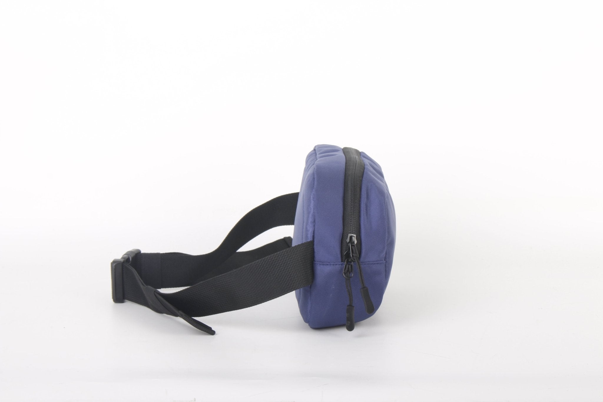 North Peak Ridge Bum Bag in black with adjustable strap and zippered pocket, suitable for casual outings.