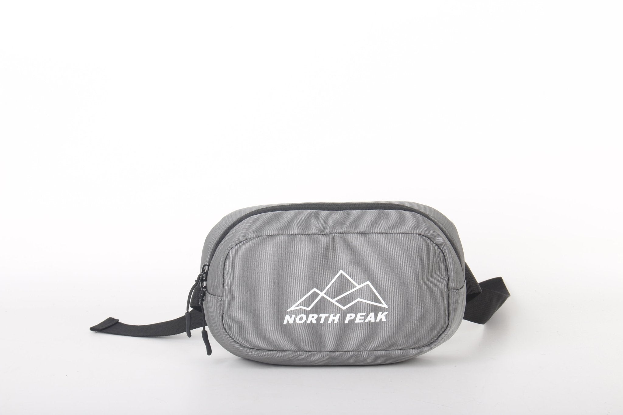 North Peak Ridge Bum Bag with adjustable strap and multiple compartments, designed for convenience and style.