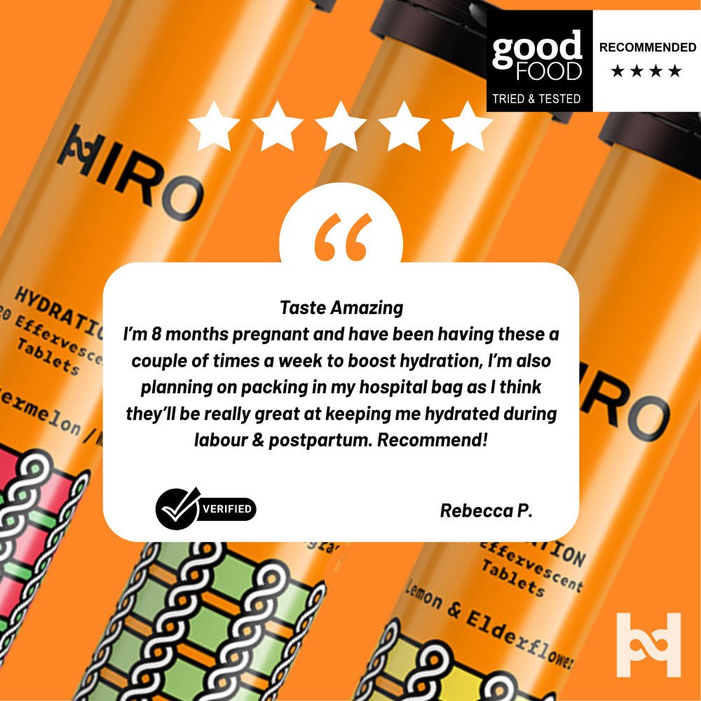 HIRO Watermelon Hydration Triple Pack with three flavored bottles, featuring vibrant watermelon-themed labels and refreshing design.