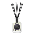 Parks Candles Cassis diffuser 100ml with a sleek glass bottle and reed sticks, designed to infuse a space with floral cassis scent.